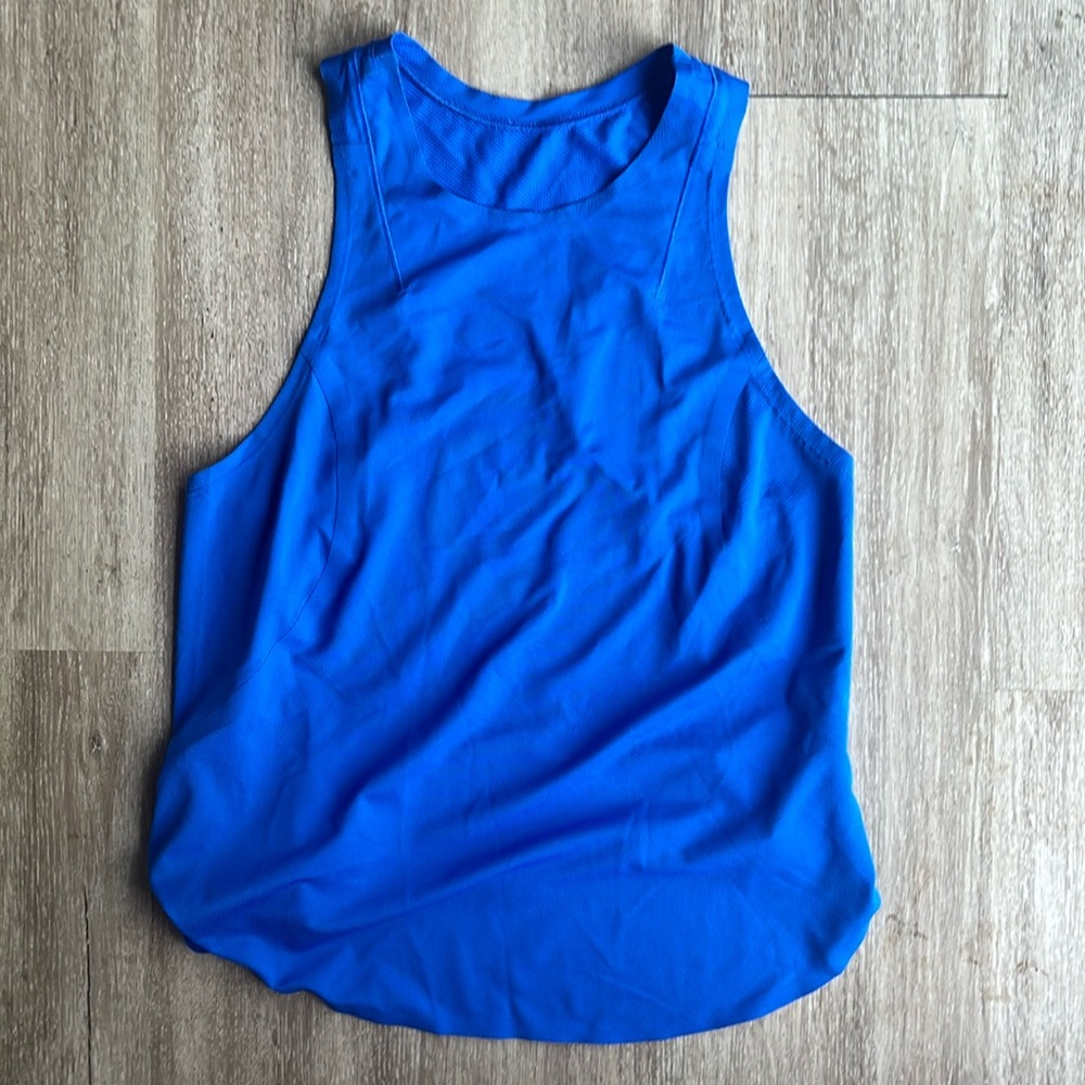 Blue lululemon tank